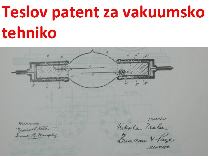 Teslov patent za vakuumsko tehniko 