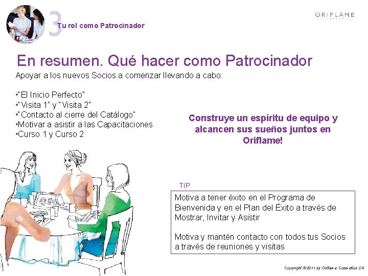 Tu rol como Patrocinador En resumen. Qué hacer como Patrocinador Apoyar a los nuevos