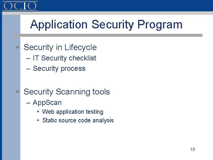Application Security Program Life Cycle Creating Stronger Safer Web Facing Code JPL IT
