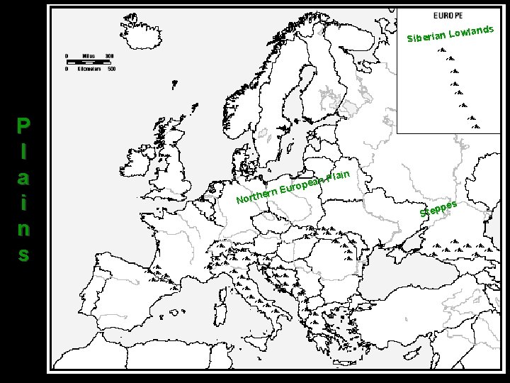 ds Lowlan Siberian P l a i n s an P rope lain n