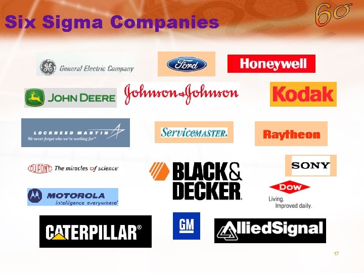 Six Sigma Companies 17 