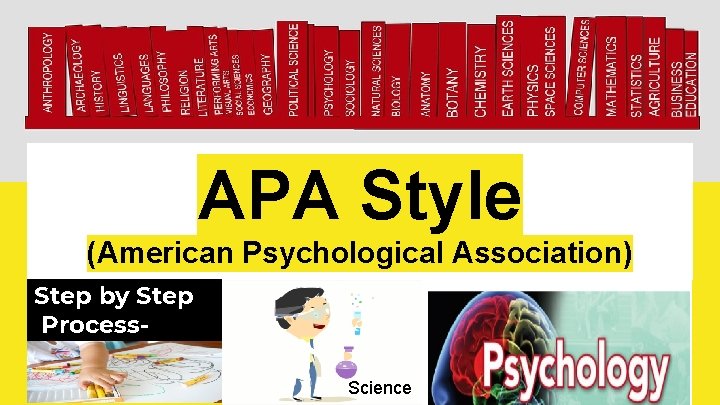 APA Style (American Psychological Association) Step by Step Process. Science 