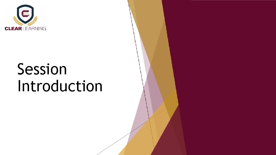 Session Introduction 