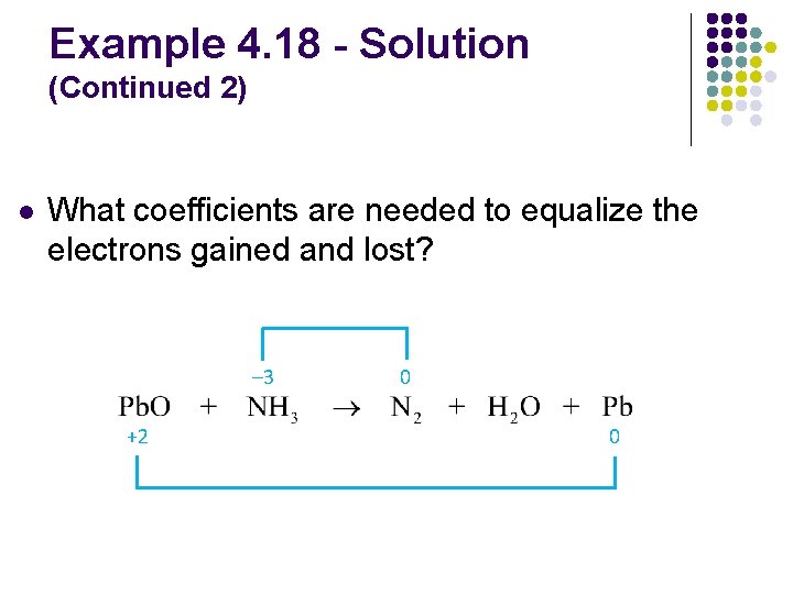Example 4. 18 - Solution (Continued 2) l What coefficients are needed to equalize