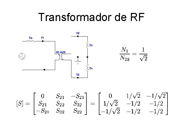 Transformador de RF 