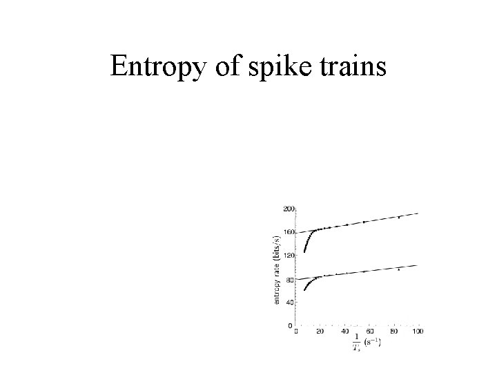 Entropy of spike trains 