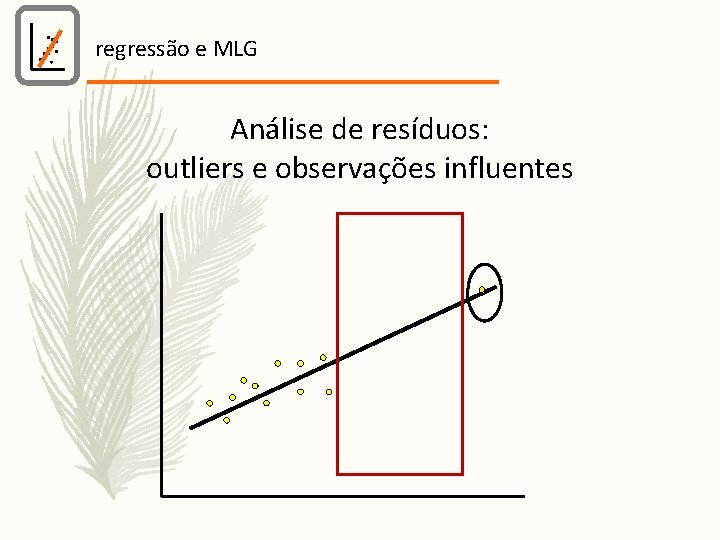 regressão e MLG Análise de resíduos: outliers e observações influentes 