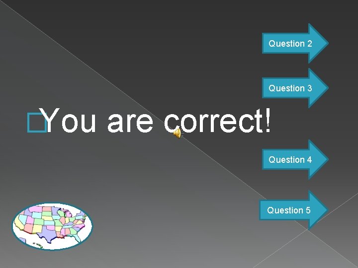 Question 2 Question 3 �You are correct! Question 4 Question 5 