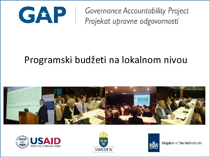 Programski budžeti na lokalnom nivou 