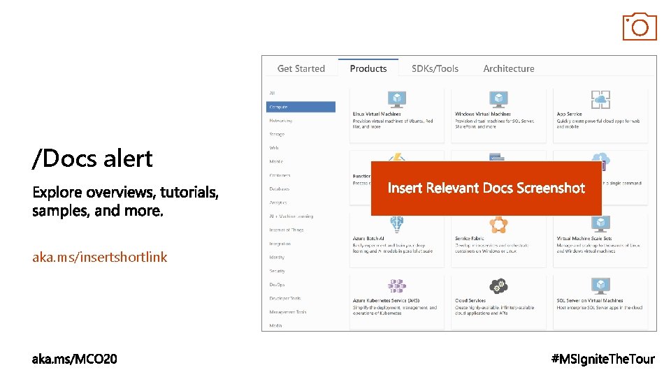 /Docs alert aka. ms/insertshortlink 