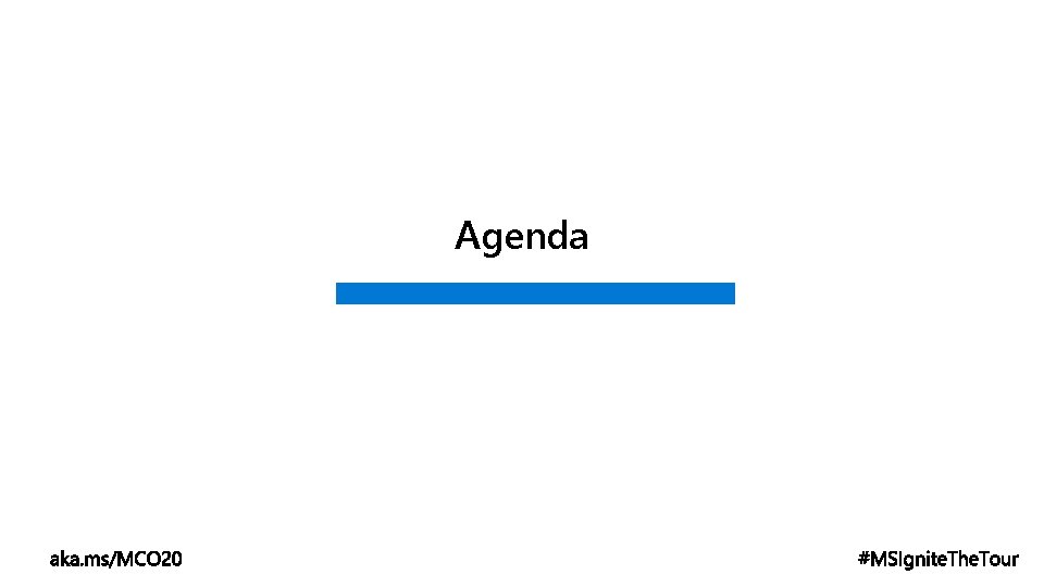 Agenda 