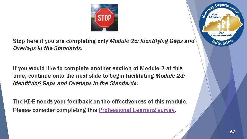 Stop here if you are completing only Module 2 c: Identifying Gaps and Overlaps