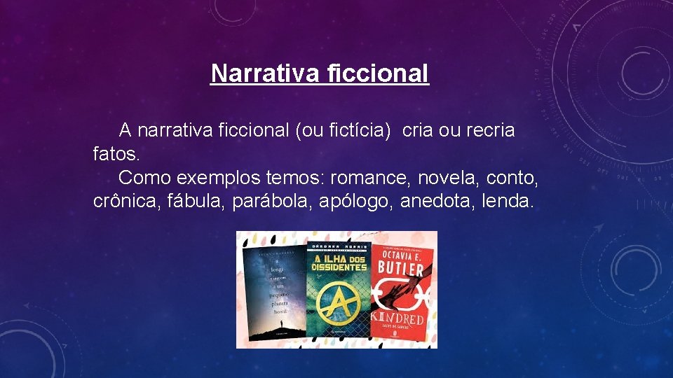 TEXTO FICCIONAL E TEXTO NO FICCIONAL LNGUA PORTUGUESA