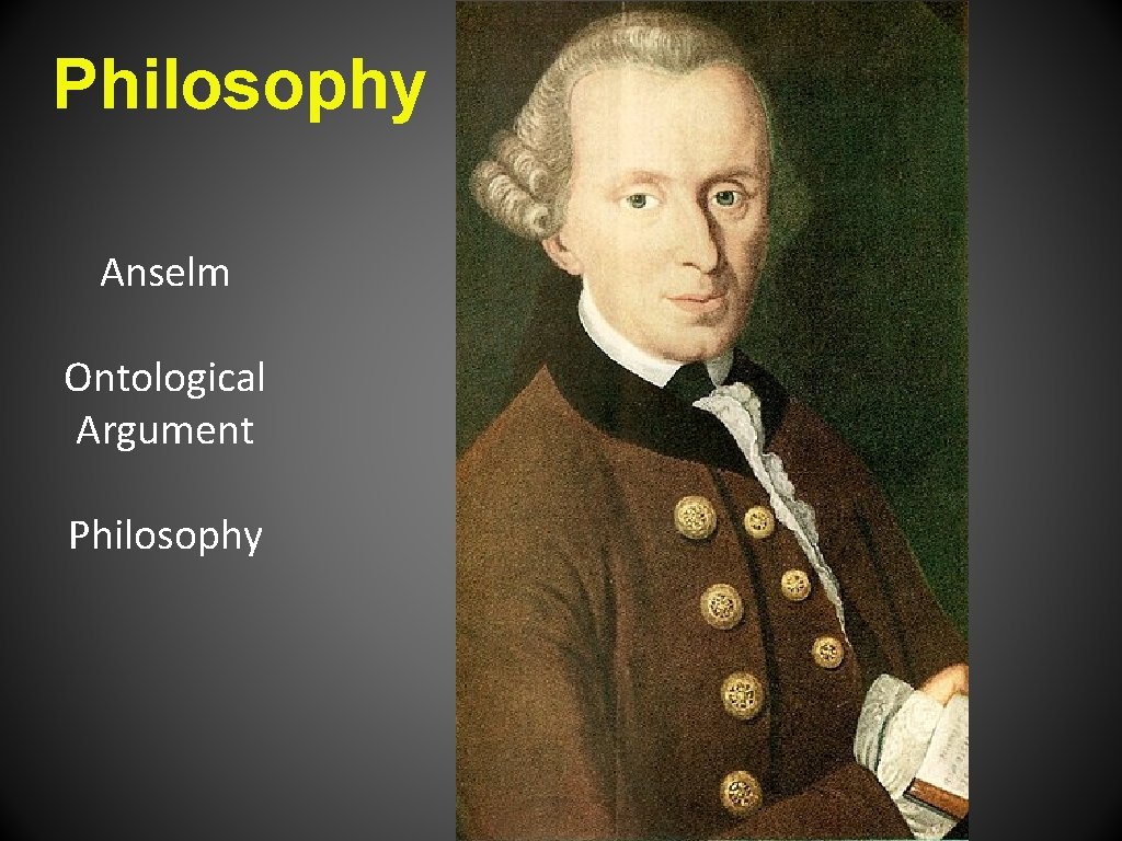 Philosophy Anselm Ontological Argument Philosophy 