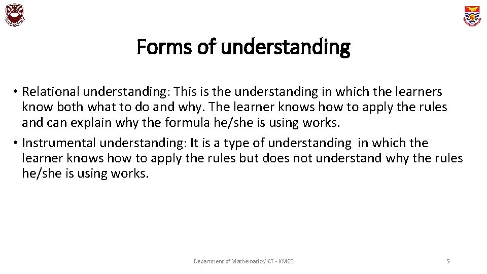 Unit 4 Concepts of a schema and understanding