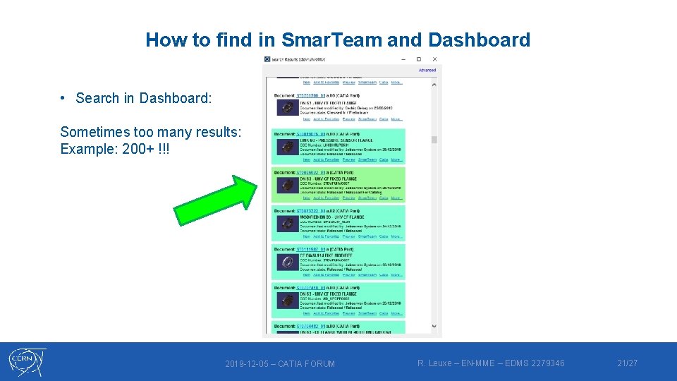 How to find in Smar. Team and Dashboard • Search in Dashboard: Sometimes too