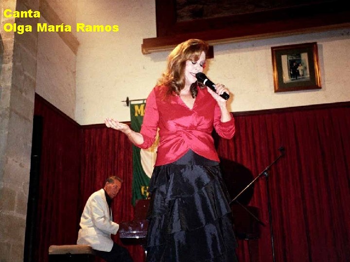 Canta Olga María Ramos 