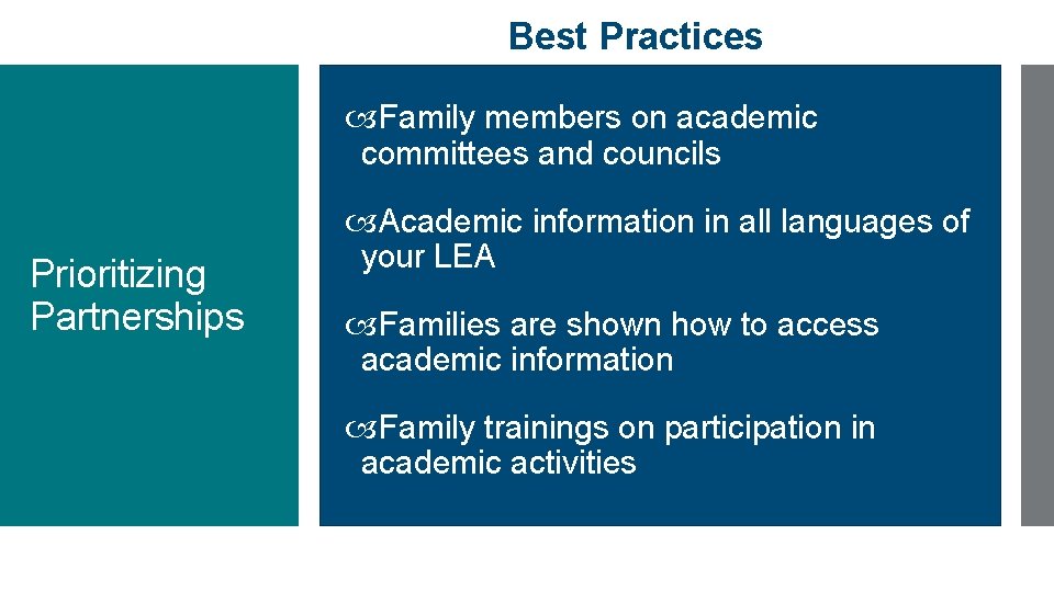 Supporting Student Success Enhancing Family Engagement Module 3