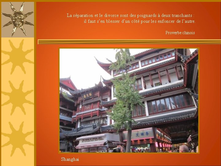 La séparation et le divorce sont des poignards à deux tranchants : il faut La séparation et le divorce sont des poignards à deux tranchants : il faut