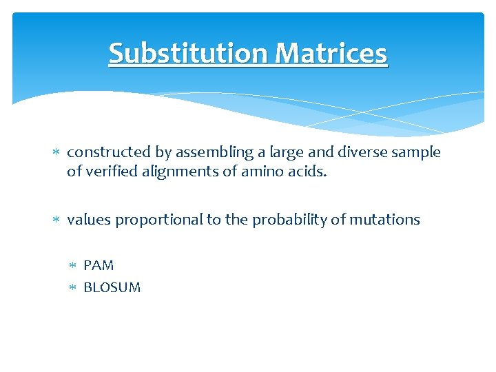 Substitution Matrices constructed by assembling a large and diverse sample of verified alignments of