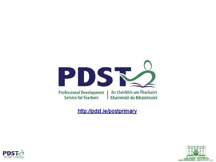 http: //pdst. ie/postprimary 