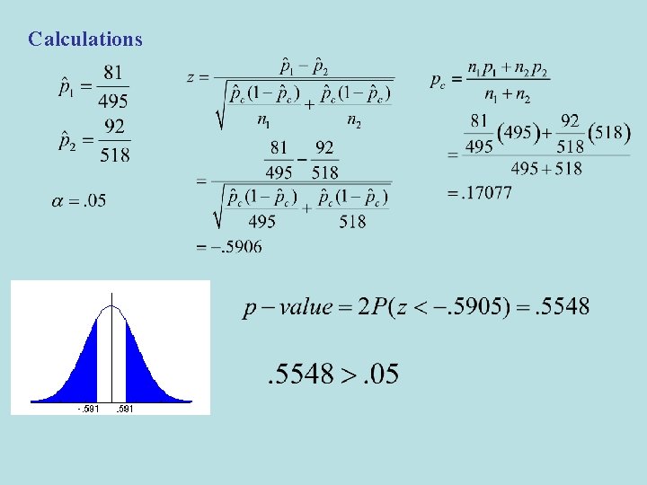 Calculations 