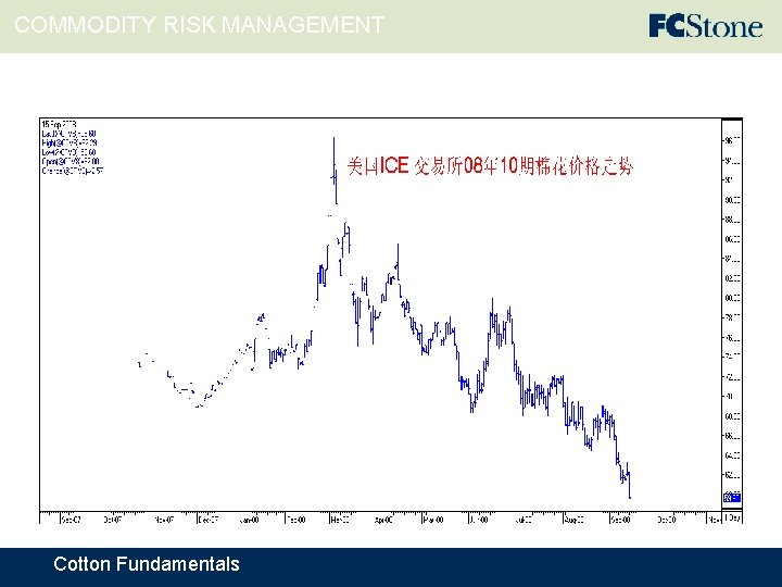 COMMODITY RISK MANAGEMENT Cotton Fundamentals 