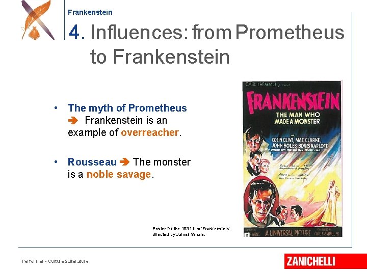 Frankenstein Performer Culture Literature Marina Spiazzi Marina Tavella