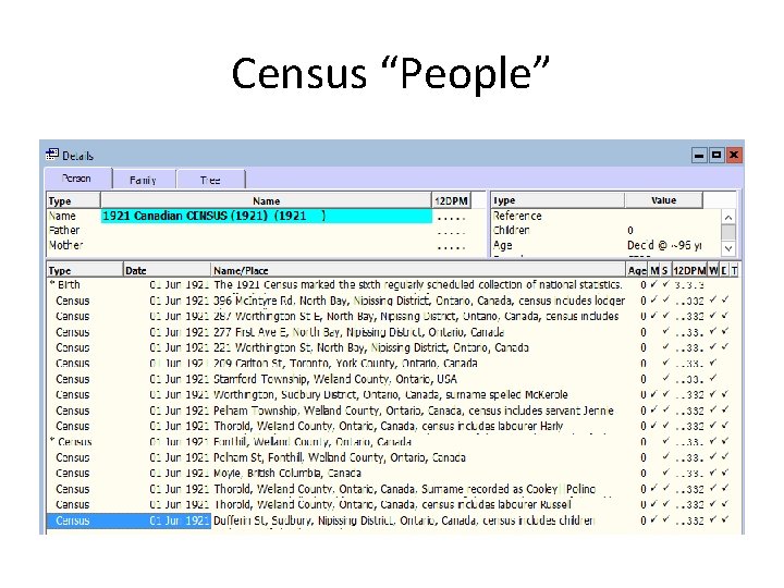 Census “People” 