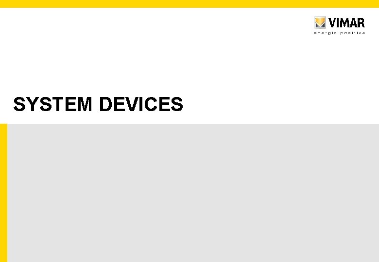 SYSTEM DEVICES 