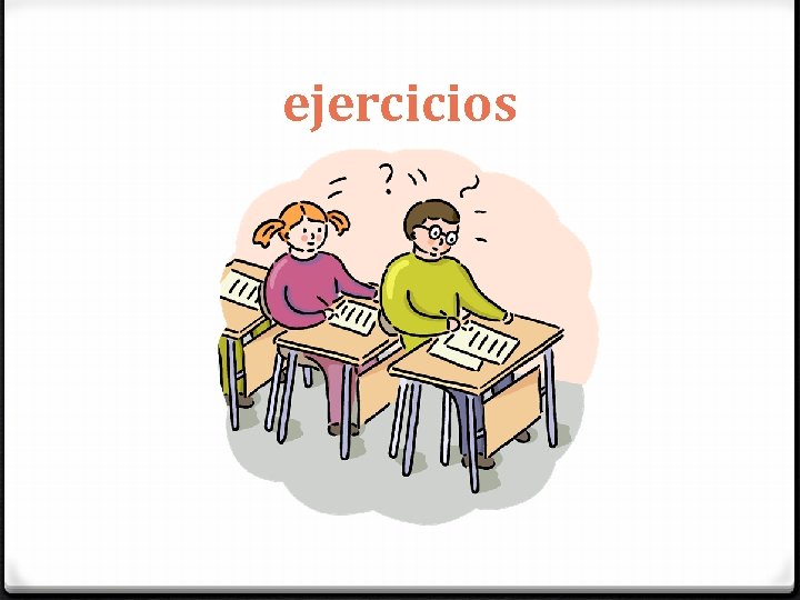 ejercicios 