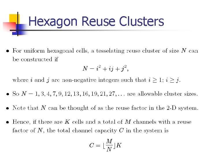 Hexagon Reuse Clusters 