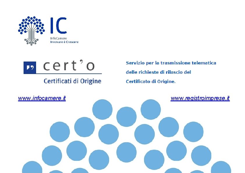 www. infocamere. it www. registroimprese. it 