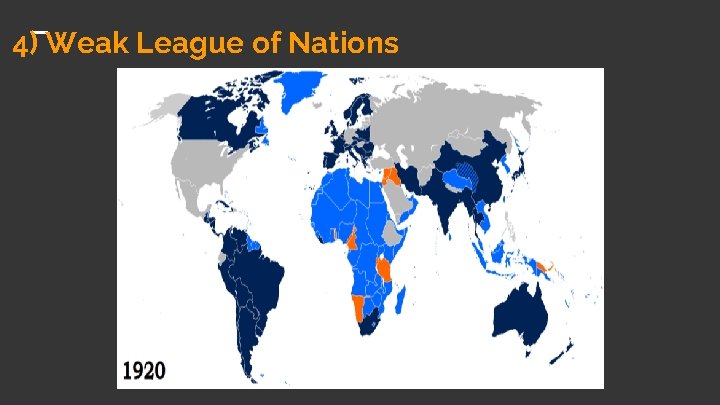 4) Weak League of Nations 