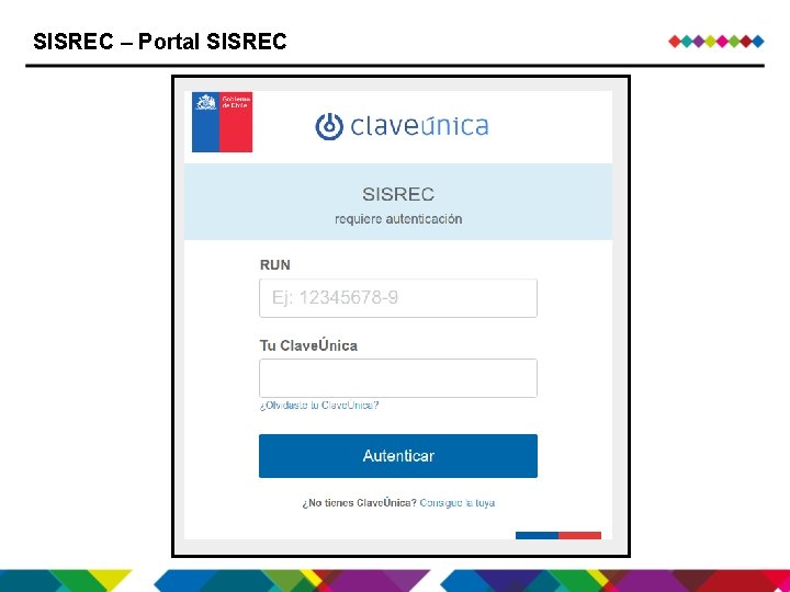SISREC – Portal SISREC SISREC – Portal SISREC
