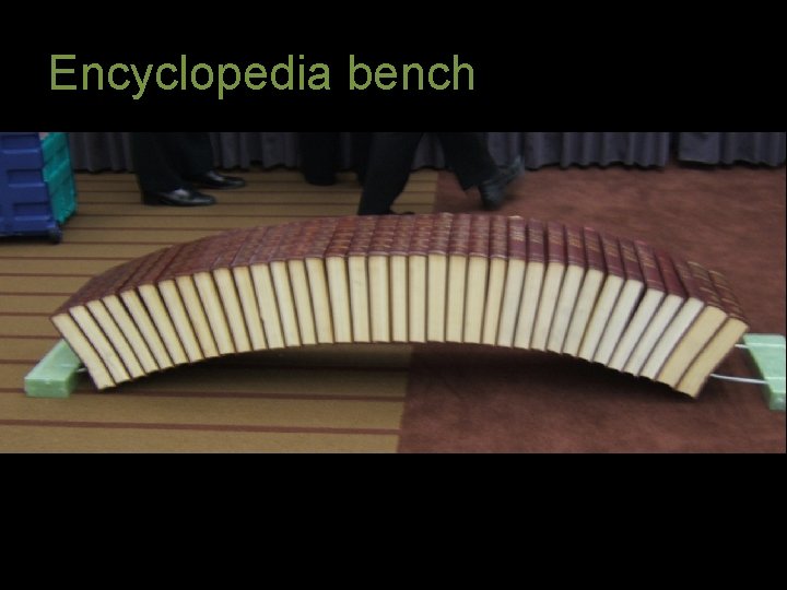 Encyclopedia bench 