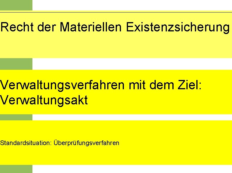 Recht der Materiellen Existenzsicherung Verwaltungsverfahren mit dem Ziel: Recht der öffentlichen Fürsorge Verwaltungsakt Rechtsanwalt