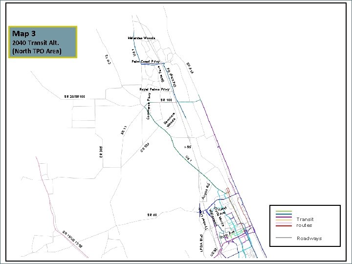 Map 3 Rd K Old Belle ings 1 A e Terr Palm Coast Pkwy