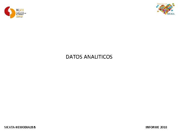 DATOS ANALITICOS SICATA-HEMODIALISIS INFORME 2018 