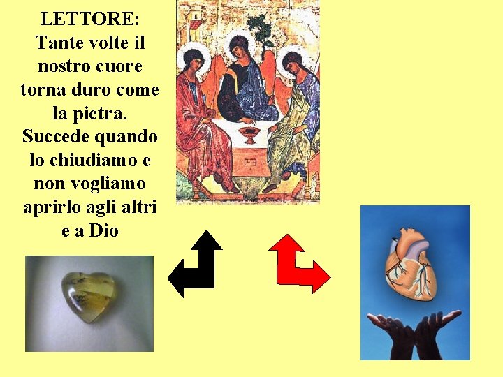 LETTORE: Tante volte il nostro cuore torna duro come la pietra. Succede quando lo