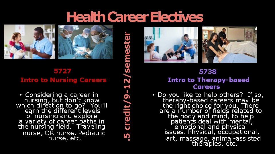 5727 Intro to Nursing Careers • Considering a career in nursing, but don’t know