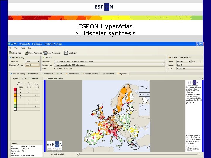 ESPON Hyper. Atlas Multiscalar synthesis 