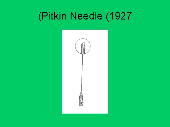 (Pitkin Needle (1927 