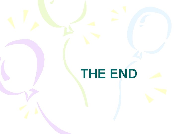 THE END 