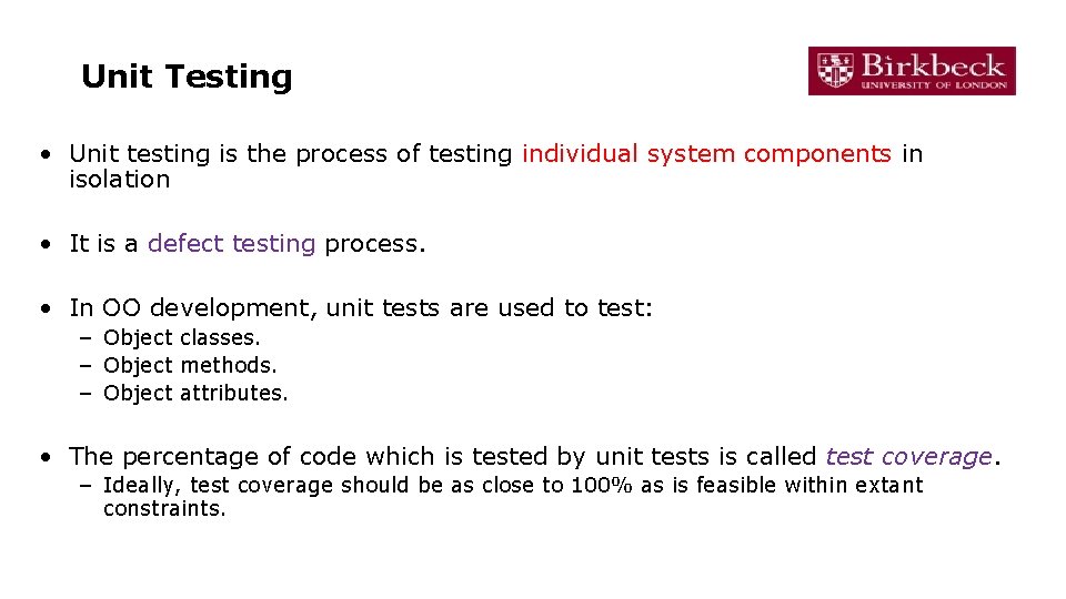 Software Engineering Session 7 Software Testing Recap Fundamental