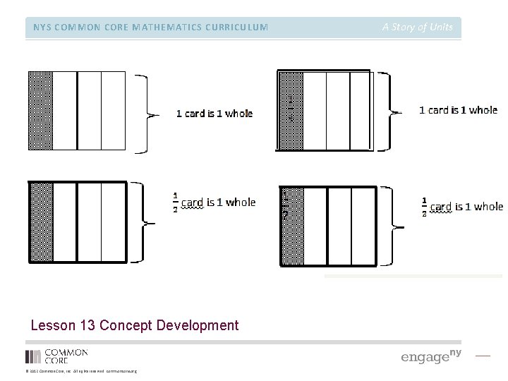 NYS COMMON CORE MATHEMATICS CURRICULUM Lesson 13 Concept Development © 2012 Common Core, Inc.