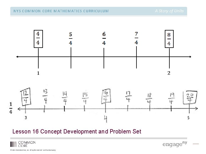NYS COMMON CORE MATHEMATICS CURRICULUM 1 Lesson 16 Concept Development and Problem Set ©