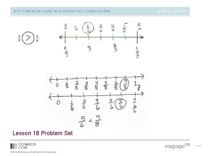 NYS COMMON CORE MATHEMATICS CURRICULUM Lesson 18 Problem Set © 2012 Common Core, Inc.