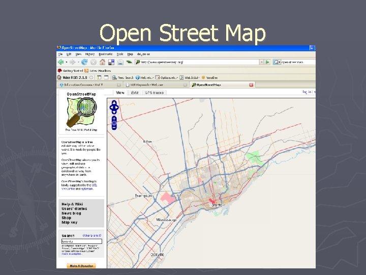 Open Street Map 