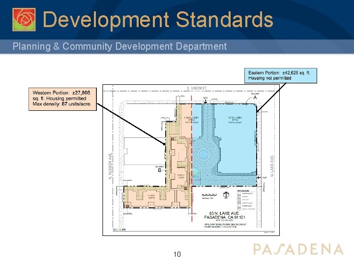 Development Standards Planning & Community Development Department 10 